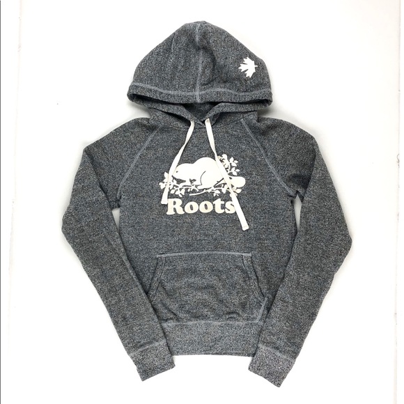 Roots Tops - Roots grey salt and pepper hoodie
